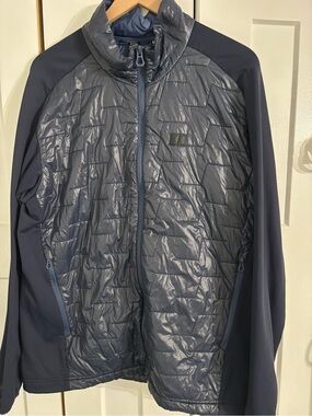 Helly Hansen Navy Quilted Hybrid Puffer Jacket